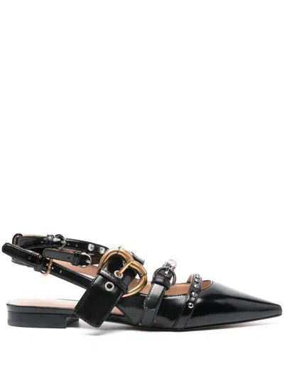 Pinko Slingback With Studs In Black