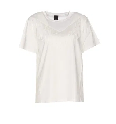 Pinko T-shirts And Polos In Bianco Biancaneve