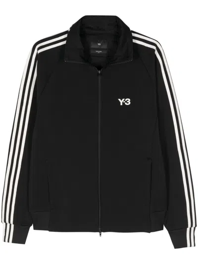 Y-3 Logo Track Jacket In Black