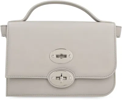 Zanellato Ella Leather Handbag In Grey