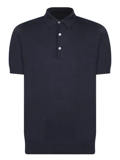 Zegna T-shirts In Blue Navy Unito