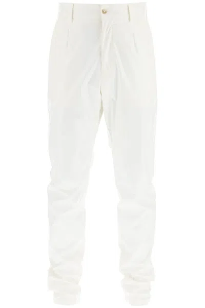 Dolce & Gabbana Regular Fit Trousers In White
