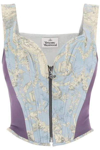 Vivienne Westwood Classic Top Corset For In Light Blue