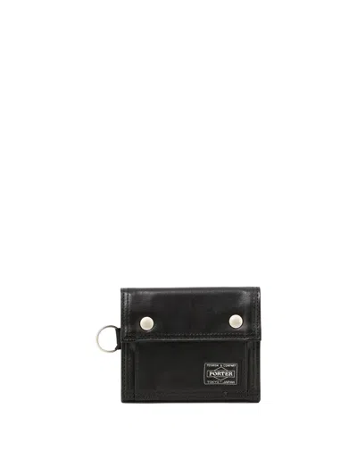 Porter Yoshida "free Style" Wallet In Black