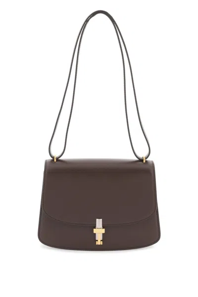The Row Sofia Shoulder Bag 8 In Brown