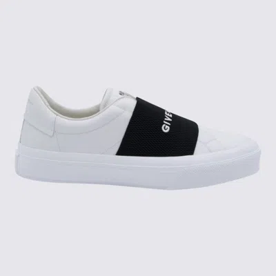 Givenchy White And Black Leather City Sneakers