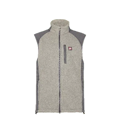 66 North Tindur Zip-up Fleece Waistcoat In Neutrals