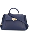 FERRAGAMO SALVATORE FERRAGAMO SOFIA TOTE - BLUE,67311112325882