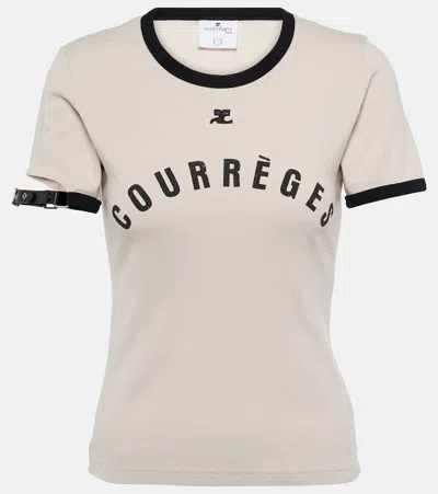 Courrèges T-shirt In Yellow
