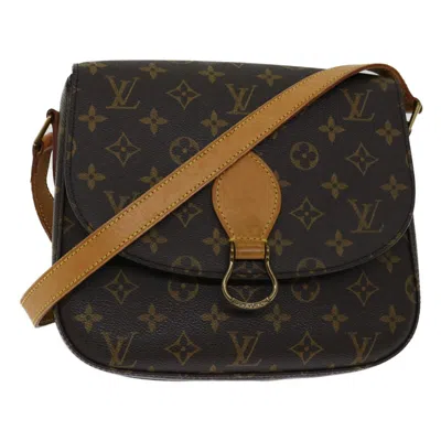 Pre-owned Louis Vuitton Saint Cloud Brown Canvas Shoulder Bag ()