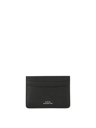 Apc A.p.c. "andre" Card Holder In Black