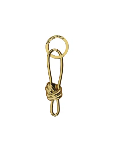 Bottega Veneta Women Key Ring In Gold