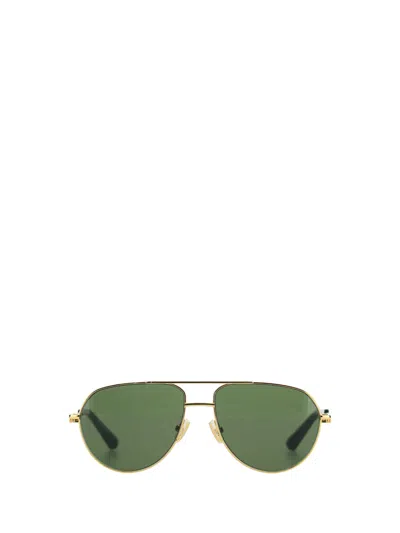 Bottega Veneta Women Split Sunglasses In Green