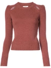 ISABEL MARANT ÉTOILE KLEE CUT-OUT SWEATER,PU056217A046E12319840