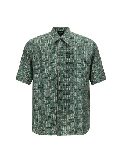Fendi Men Shirt In Green