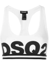 DSQUARED2 logo印花胸衣,D8RG2155012292977