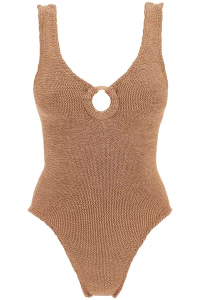 Hunza G Celine One-piece Swims In Brown