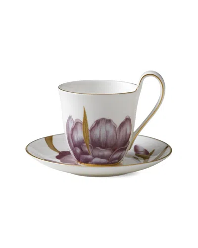 Royal Copenhagen 8.5oz Flora Iris Cup & Saucer With $10 Credit