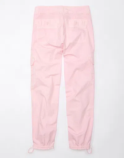 American Eagle Outfitters Ae Snappy Stretch Convertible Baggy Cargo Jogger In Pink