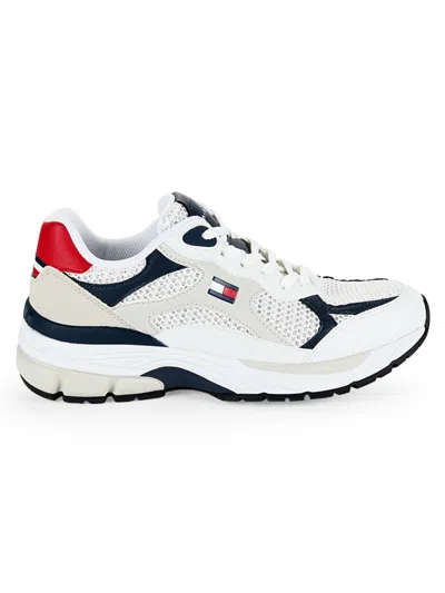 Tommy Hilfiger Men's Pharil Fashion Lace-up Jogger Shoes In White
