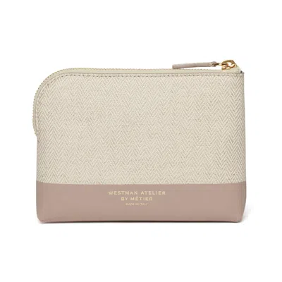Westman Atelier Makeup Pouch: The Petite, Makeup Bag In Brown