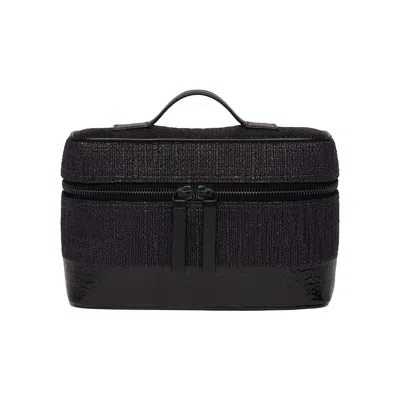 Westman Atelier The Train Case, Carryall Makeup Bag In Black/boucle