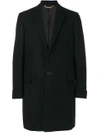 VERSACE VERSACE SINGLE BREASTED COAT - BLACK,A77560A22294012307724