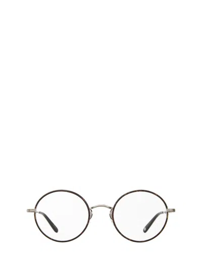 Garrett Leight Eyeglasses In Bourbon Tortoise - Brushed Silver