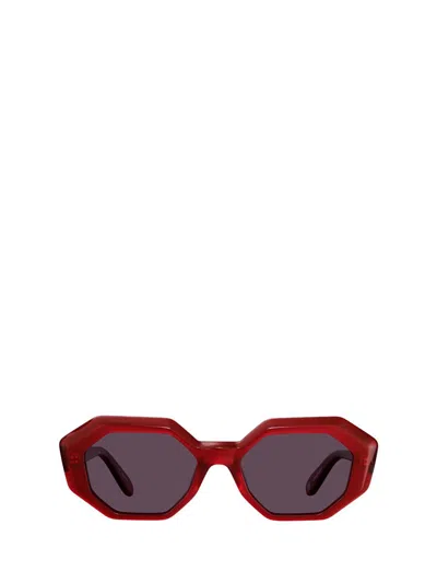 Garrett Leight Sunglasses In Cherry