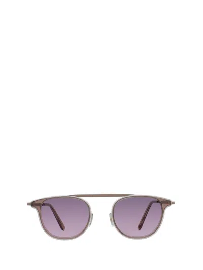 Garrett Leight Sunglasses In Desert Rose-silver