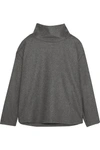 VICTORIA VICTORIA BECKHAM BRUSHED WOOL AND CASHMERE-BLEND TOP