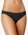 Vince Camuto Biscayne Bay Illusion Classic Bikini Bottom In Black