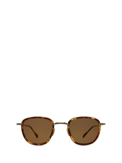 Mr Leight Mr. Leight Sunglasses In Maple-antique Gold-maple