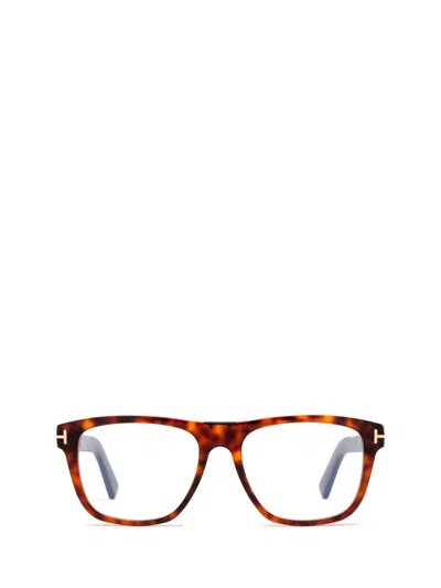 Tom Ford Eyewear Eyeglasses In Red Havana