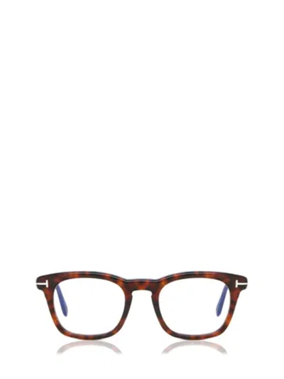 Tom Ford Eyewear Eyeglasses In Red Havana