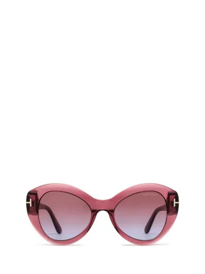 Tom Ford Eyewear Sunglasses In Shiny Red