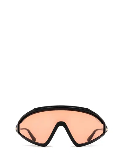 Tom Ford Eyewear Sunglasses In Shiny Black