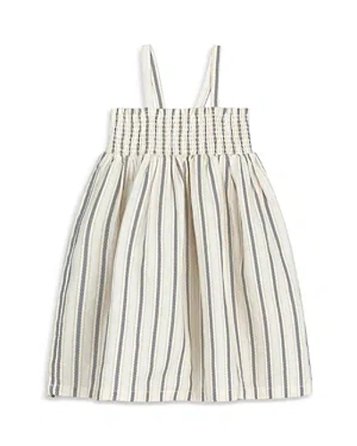 Miles The Label Babies' Little Girl's & Girl's Striped Linen-blend Dress In Beige