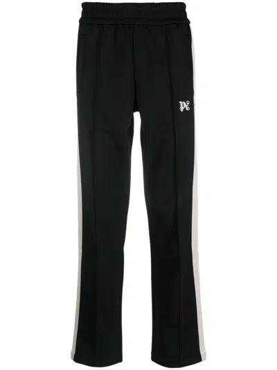 Palm Angels Monogram Track Trousers Clothing In Black