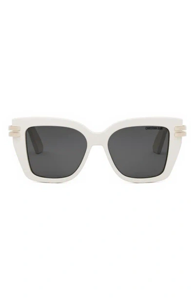 Dior S1i Sunglasses In Ivory/gray Solid