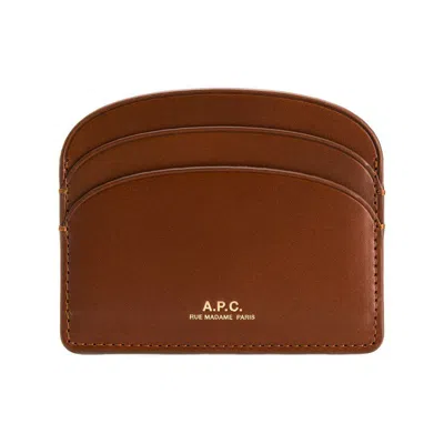 Apc A.p.c. Small Leather Goods In Brown