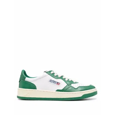 Autry Sneakers In White/green