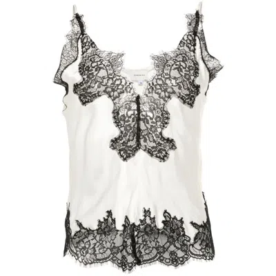 Herskind Zew Floral-lace Top In White