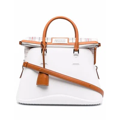 Maison Margiela 5ac Handbag In White