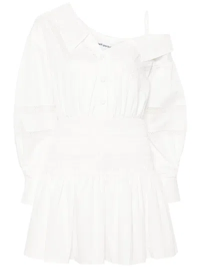 Self-portrait White Cotton Mini Dress Clothing