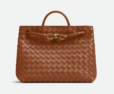 Bottega Veneta "andiamo" Medium Shoulder Bag In Brown