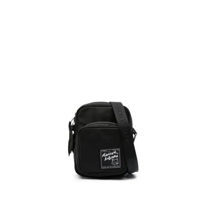 Maison Kitsuné Bum Bags In Black