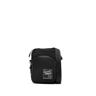 Maison Kitsuné Bum Bags In Black