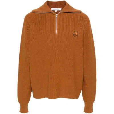 Maison Kitsuné Jumpers In Brown