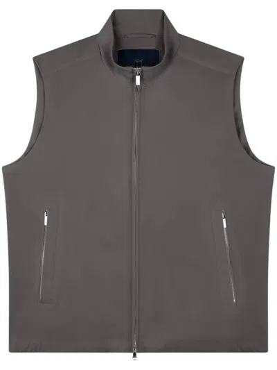 Paul & Shark Typhoon Re-4x4 Waistcoat Clothing In Brown